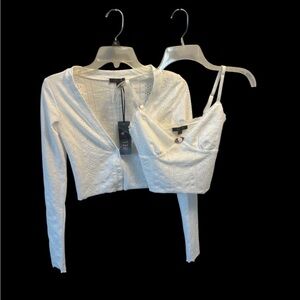 New w/tags Delia’s Crop Top and Camisole Set,size XXS